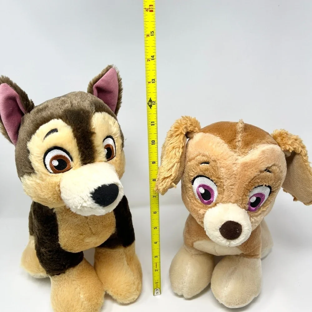 Build-A-Bear Nickelodeon Paw Patrol Chase & Skye‎ Plush Stuffed Dog Set 12